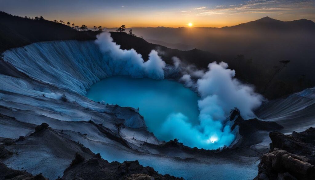 ijen blue fire