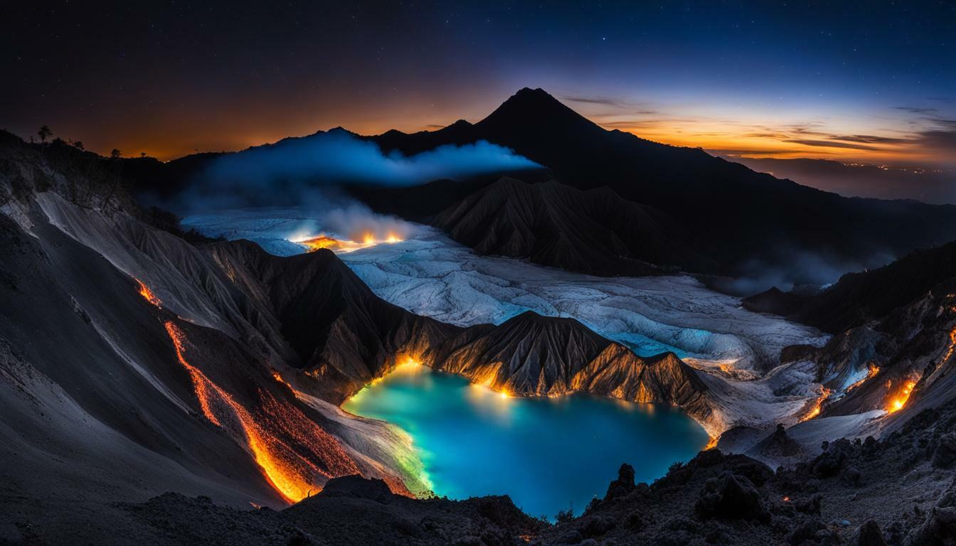 Experience the phenomenon of kawah ijen blue fire in indonesia