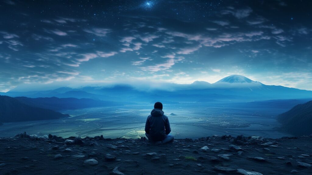 milky way mount bromo