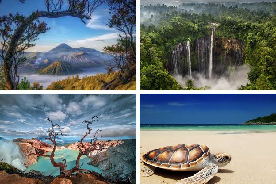 mount bromo ijen crater tumpak sewu waterfall tour