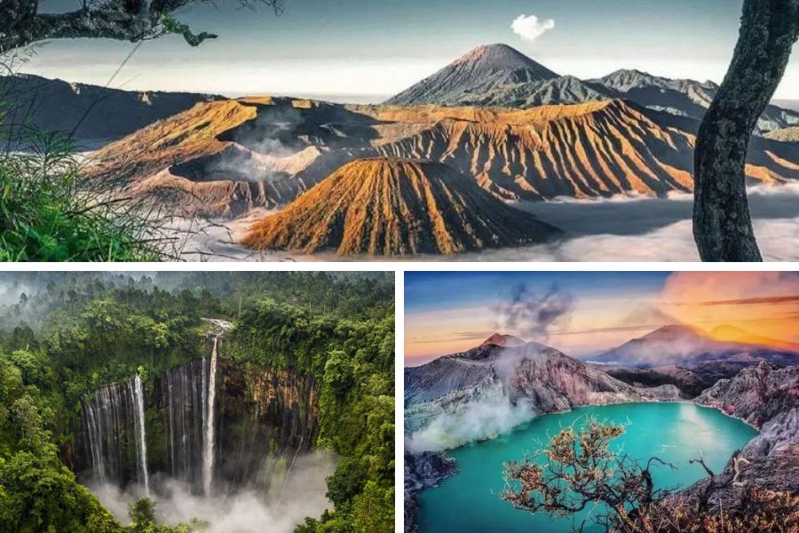 mount bromo ijen crater tumpak sewu waterfall tour 4 days