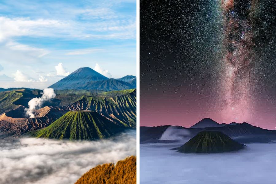 mount bromo milky way one day tour package 1d