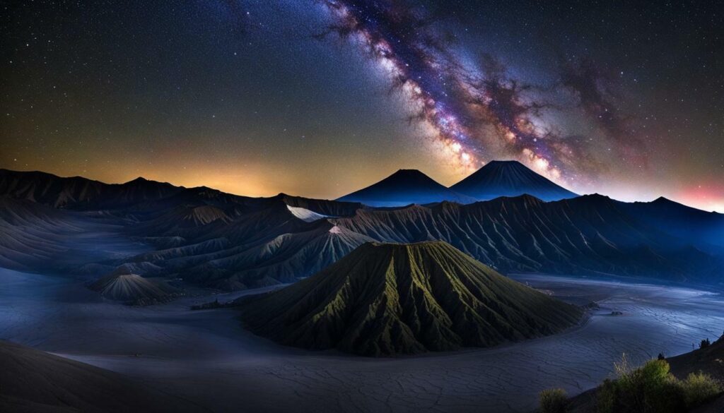 mount bromo milky way shoot