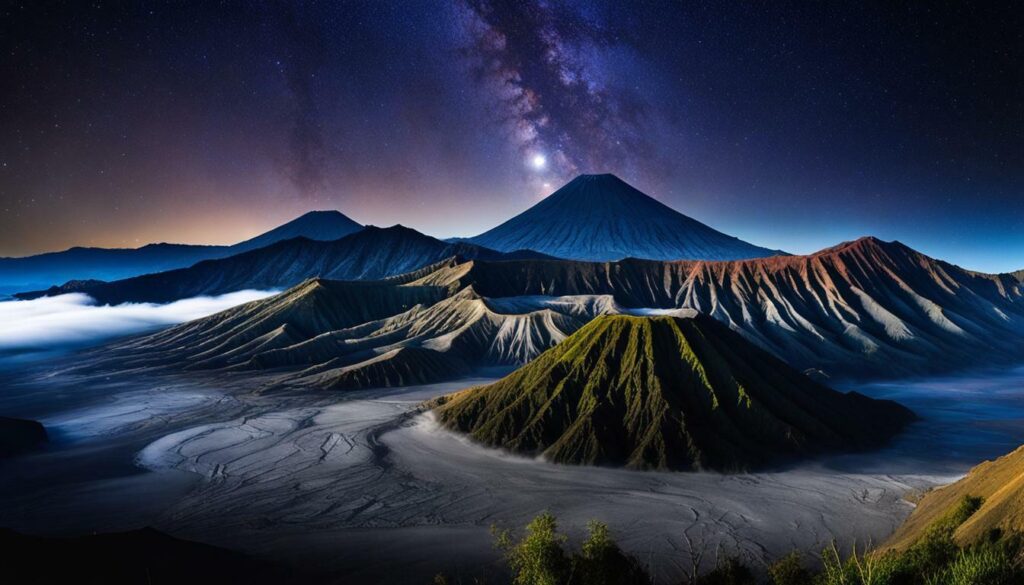 mount bromo night